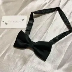 【新品未使用】蝶ネクタイ 調整可能 結婚式 タキシード 前撮り ブラック 黒