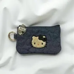 MilleBonheurミルボヌールハートキルティングポーチデニム日焼けキティ