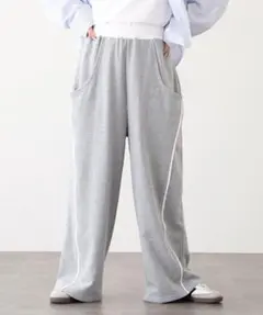 脇ラインワイドイージーパンツ