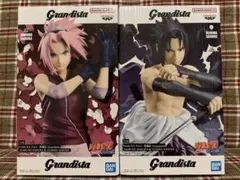【未開封・ダンボール発送】ナルト 春野サクラ/うちはサスケ フィギュア2種セット