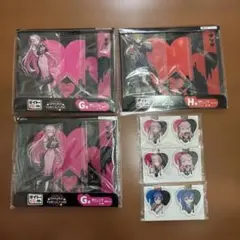 タイトーくじ 桜ミク MEIKO 巡音ルカ クリアスタンド おまけ付 セット