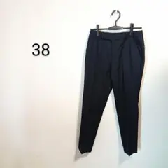 S667 新品タグ付き ネイビー スラックス サイズ38
