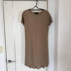 UNTITLED ニットワンピース サイズ2 ベージュ