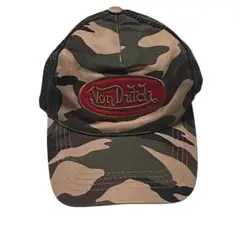 Von Dutch キャップ ボンダッチ y2k カモフラ 迷彩 裏原