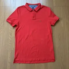 TOMMY HILFIGER レッド ポロシャツ Lサイズ