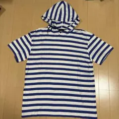 ボーダー フード付きTシャツのサムネイル