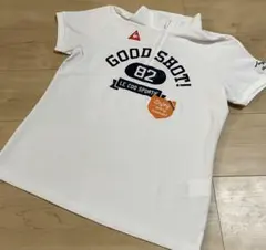 ★美品　le coq sportif ルコック 半袖ハーフジップ レディース　L