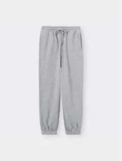 GU スウェットジョガーパンツ(丈標準64.0～68.0cm) グレー XL