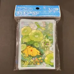 ポケモンカード　デッキシールド　ピカチュウ&ニャオハ