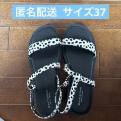 新品！BEAUTY & YOUTH ヒョウ柄スポーツサンダル 37のサムネイル