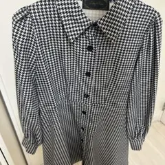 量産型 千鳥格子柄 ミニワンピース