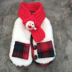 ペット　服　XS マフラー付