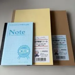 中村印刷所　水平開きノート3冊セット