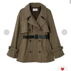 FRAY I.D レザーベルトショートトレンチコート