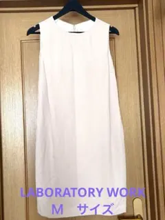 LABORATORY WORK ノースリーブひざ丈ワンピース