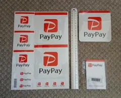 PayPay ステッカー＋シール＋QR用アクリルスタンド セット　ペイペイのサムネイル
