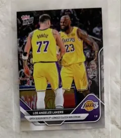 LEBRON JAMES LUKA DONCIC 116 Topps NBA