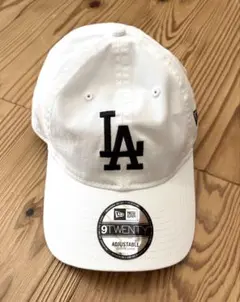 New Era 9TWENTY LAキャップ ホワイト