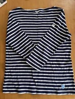 ORCIVAL ストライプ柄 五分袖Tシャツ