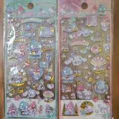 サンリオキャラクター 立体シール　シール 2シートセット