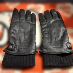 COACH ブラック レザー 手袋