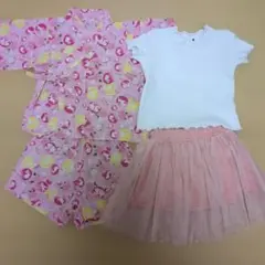 ベビー 女の子 80 まとめ売り 甚平 半袖 スカートブランシェスのサムネイル