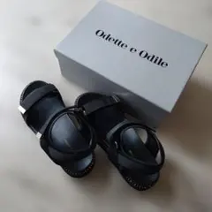 【Odette e Odile】 ブラック スポーツサンダル　36　値下げ5/9