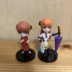 ワールドコレクタブルフィギュア　銀魂　神楽　2体セット