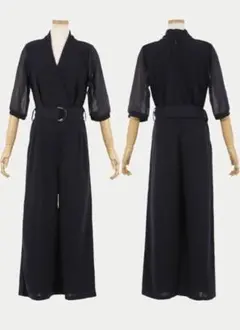 パンツドレス／ブラックフォーマル・ジャンプスーツシースルー