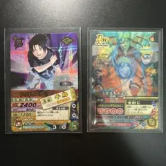 NARUTO データカードダス 爆レア ナルト サスケ - メルカリ