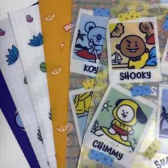 BT21 クリアファイル 6枚セット