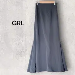 GRL グレイル ハイウエストマーメイドスカート グレー S きれいめ