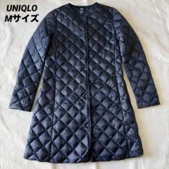 UNIQLO ユニクロ ウルトラライトダウン コート M ネイビー 収納袋付