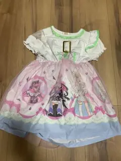 バースデイ キミとアイドルプリキュア ワンピース 100 ホワイト　試着のみ
