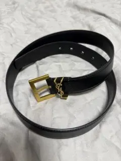 サンローラン パリ モノグラムYSLベルト黒メンズ レディースのサムネイル