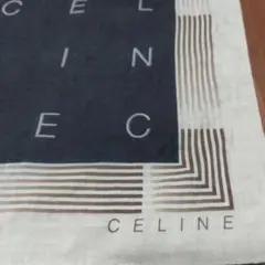 CELINE ハンカチ ロゴ総柄 ブラック系のサムネイル