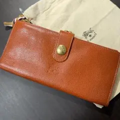 【新品未使用】イルビゾンテ 二つ折り がま口 財布 ブラウン系