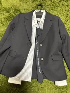 arisana 黒 ブレザー 160cm ネクタイ付き