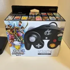 ゲームキューブコントローラー　スマブラブラック　黒　箱付き