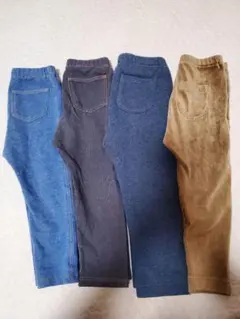 ユニクロ レギンス サイズ90 4枚セット