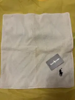 RALPH LAUREN ハンカチ ホワイト ポニー刺繍のサムネイル