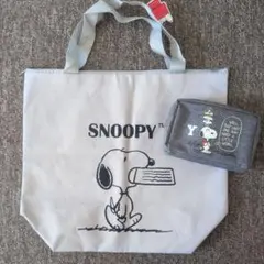 スヌーピー　トートバッグ・ポーチセット