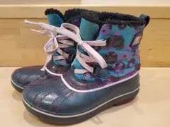 ソレル　キッズブーツ　花柄　19.0cm sorel
