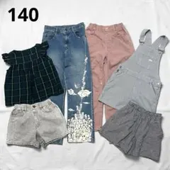 【140cm】女の子 子供服 6点セット まとめ売り ユニクロ GU MPSなどのサムネイル
