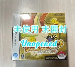 未開封 シュリンク付ポケットモンスター ハートゴールド DS ポケウォーカー付き