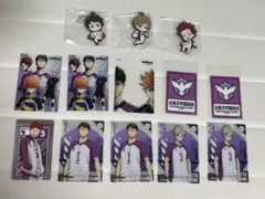 でふぉラバ　牛島若利　白布賢二郎　天童覚　瀬見英太　白鳥沢　カード　ステッカー