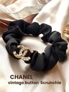 CHANEL ノベルティ　カチューシャ&シュシュ　 2点セット CHANEL ノベルティ カチューシャ&シュシュ 2点セット