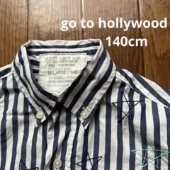 GO TO HOLLYWOOD 星刺繍シャツ　140cm