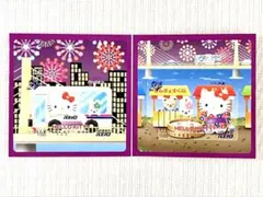 【新品未使用】ハローキティの花火大会　バス〈共通〉カード　1100円×２枚