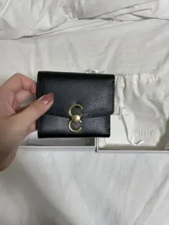 カフネ　ダブルシーウォレット　ブラック